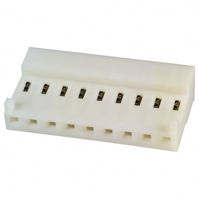 9 Position Rectangular Receptacle Connector IDC Tin 24 AWG